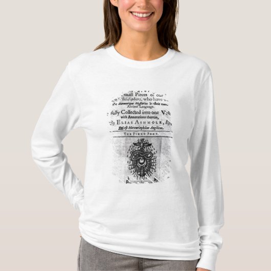 Titlepage "Theatrum Chemicum Britannicum" T-shirt (Voorkant)