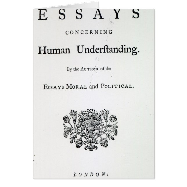 Titlepage van 'Filosofische Essays' (Voorkant)