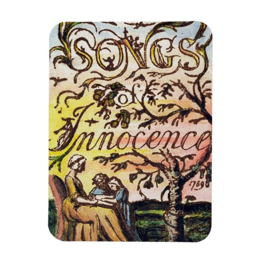 Titlepage van 'Slied of Innocence and of Experien' Magneet (Verticaal)