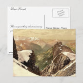 Titlis, uitzicht van de Alpen, Bernese Oberland, Z Briefkaart (Voorkant / Achterkant)
