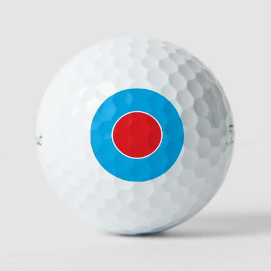 Titlist Golfballen - STRIKE ZONE - blauw & rood (Voorkant)