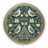 Titmouse Bird Ceramic Pull Knob Keramische Knop (Voorkant)