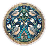 Titmouse Bird Ceramic Pull Knob Keramische Knop (Voorkant)