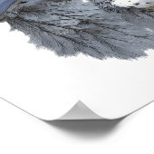 Titmouse bird poster (Hoek)