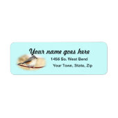 Titmouse Return Address Label - aanpassen (Voorkant)