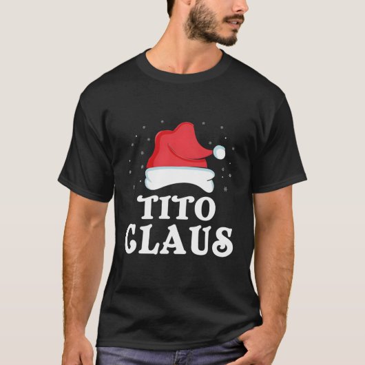 Tito Claus Familie Pyjama T-shirt (Voorkant)