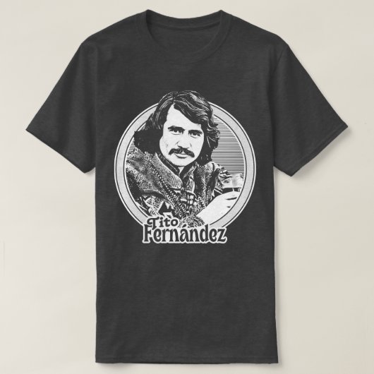 Tito Fernndez Retro Stijl Fan Art 1 T-shirt (Design voorkant)