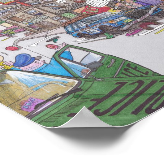 Tito's begrafenisondernemer van 10 dollar poster (Hoek)