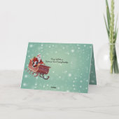 Tito's Dream for 2025 - A White Christmas Feestdagen Kaart (Achterkant)