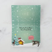 Tito's Dream for 2025 - A White Christmas Feestdagen Kaart (Binnen)