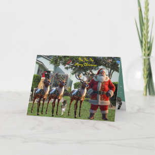 Tito's Droom voor 2025 - Een Witte Kerstmis Feestdagen Kaart