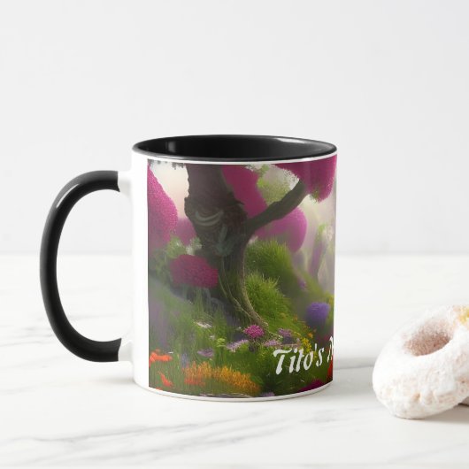 Tito's Morning Tea Gepersonaliseerd Mok (Met donut)