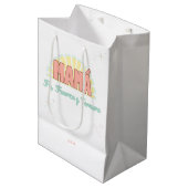 Título: Faith, Strength & Tenderness Mother's Day Medium Cadeauzakje (Voorkant Gekanteld)