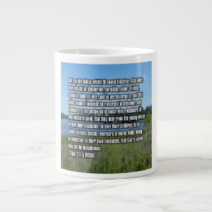 Titus 2:1-5 WEBU Mug Grote Koffiekop