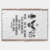 Titus 3:2 KJV Bijbel Verse Quote Deken (Voorkant)