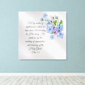 Titus 3:5 canvas afdruk (Insitu (Houten vloer))