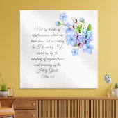 Titus 3:5 canvas afdruk (Insitu (Woonkamer))