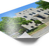 Titus County Courthouse, Mount Pleasant, Texas Foto Afdruk (Hoek)