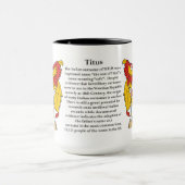 Titus Family Coat of Arms Mok (Midden)