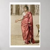 Titus, kostuum voor "Berenice" door Jean Racine, v Poster (Voorkant)