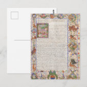 Titus Livius History of Rome Medieval Manuscript Briefkaart (Voorkant / Achterkant)