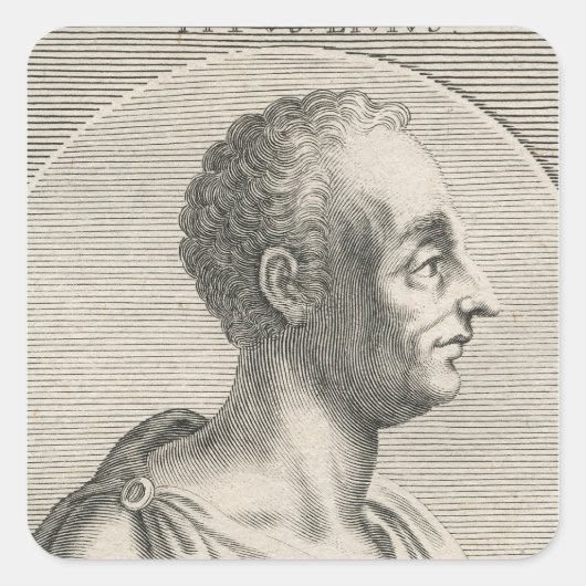 Titus Livius Vierkante Sticker (Voorkant)
