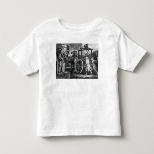 Titus Oates op de derde dag van zijn straf Kinder Shirts (Voorkant)