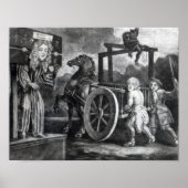 Titus Oates op de derde dag van zijn straf Poster (Voorkant)