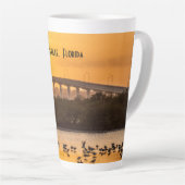 Titusville, Florida Bridge op Sunset - Fotografie Latte Mok (Rechterhoek)