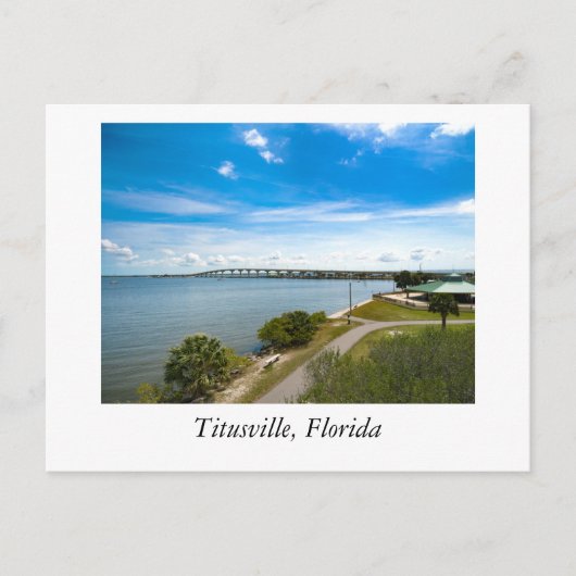 Titusville Florida Briefkaart (Voorkant)