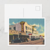 Titusville, Florida  straatbeeld jaren '40 Briefkaart (Voorkant / Achterkant)