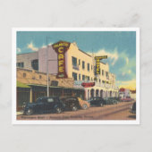 Titusville, Florida  straatbeeld jaren '40 Briefkaart (Voorkant)