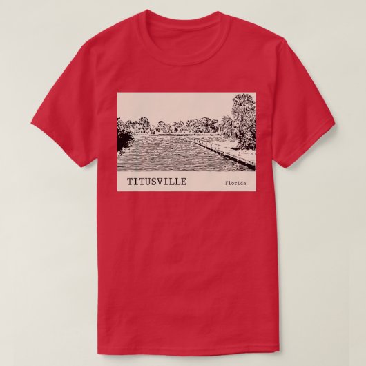 Titusville Florida TShirt 1 (Design voorkant)