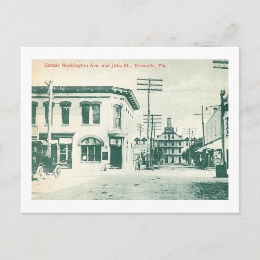 Titusville, Florida, Vintage 1905 Briefkaart (Voorkant)