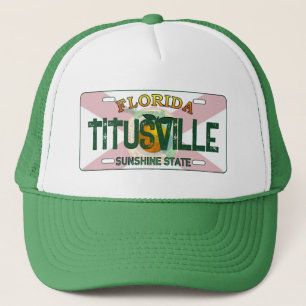 Titusville Florida vlag licentie bord pet