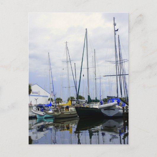 Titusville Marina Briefkaart (Voorkant)