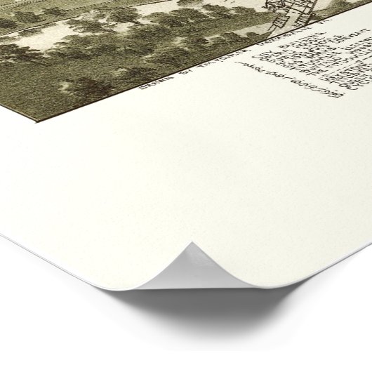 Titusville, PA Panoramic Map - 1895 Poster (Hoek)