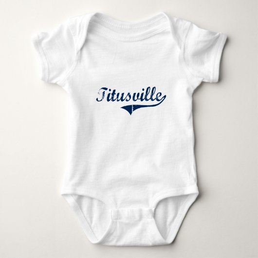 Titusville Pennsylvania Classic Design Romper (Voorkant)