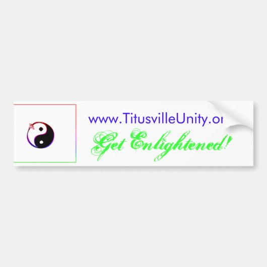 Titusville Unity Bumpersticker (Voorkant)