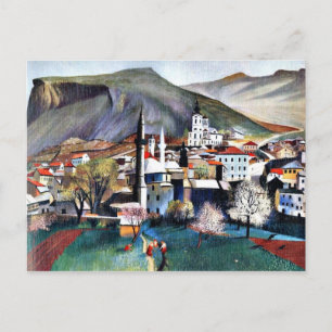 Tivadar Kosztka Csontvary kunst: Lente in Mostar Briefkaart
