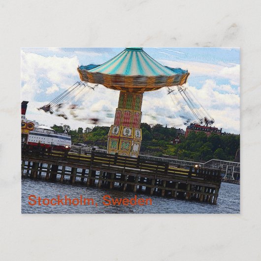 Tivoli Garden cartoon Briefkaart (Voorkant)