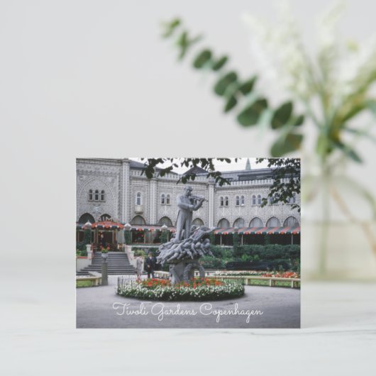 Tivoli Gardens  Amusementspark Kopenhagen Briefkaart (Staand voorkant)