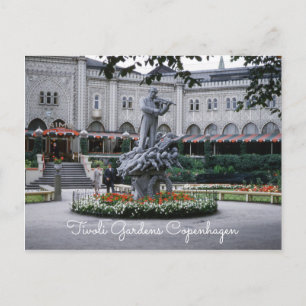 Tivoli Gardens  Amusementspark Kopenhagen Briefkaart