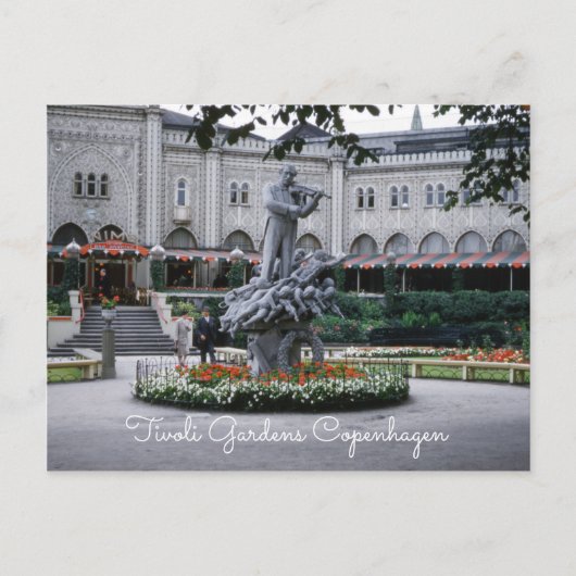 Tivoli Gardens  Amusementspark Kopenhagen Briefkaart (Voorkant)
