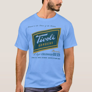 Tivoli Gardens Bier Retro Deunct Breweriana T-shirt