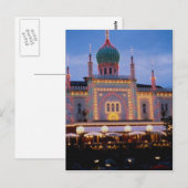 Tivoli Gardens in Kopenhagen, Denemarken Briefkaart (Voorkant / Achterkant)