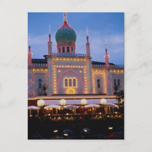 Tivoli Gardens in Kopenhagen, Denemarken Briefkaart