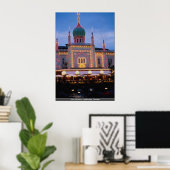 Tivoli Gardens in Kopenhagen, Denemarken Poster (Thuiskantoor)