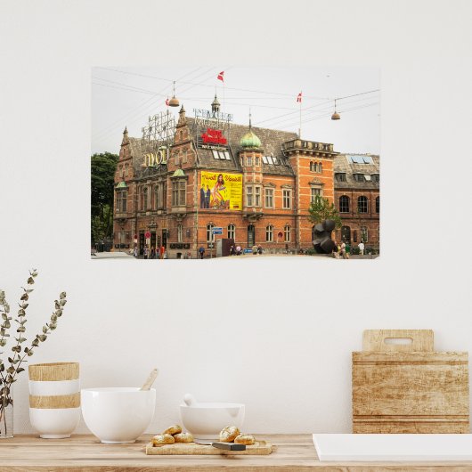 Tivoli Gardens Kopenhagen Denemarken Poster (Keuken)