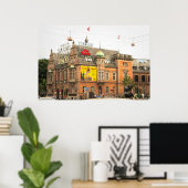 Tivoli Gardens Kopenhagen Denemarken Poster (Thuiskantoor)